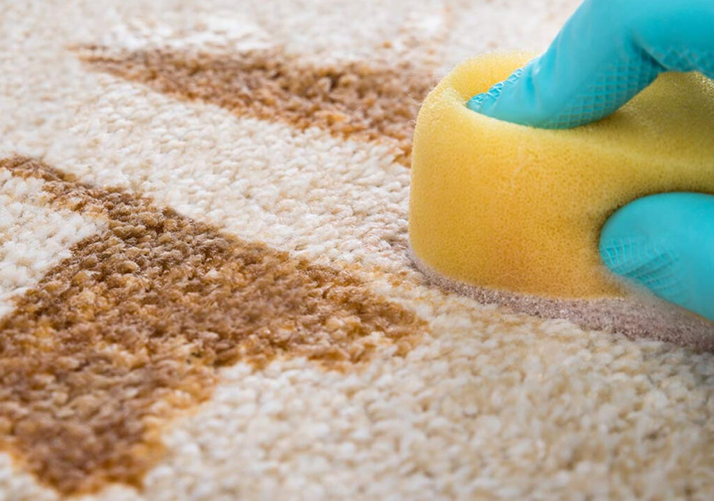 remove stains with carpets